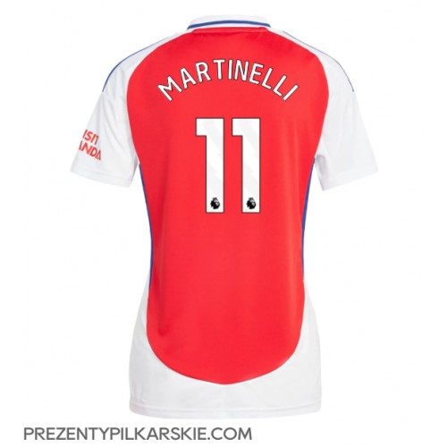 Stroje piłkarskie Arsenal Gabriel Martinelli #11 Koszulka Podstawowej dla damskie 2024-25 Krótki Rękaw